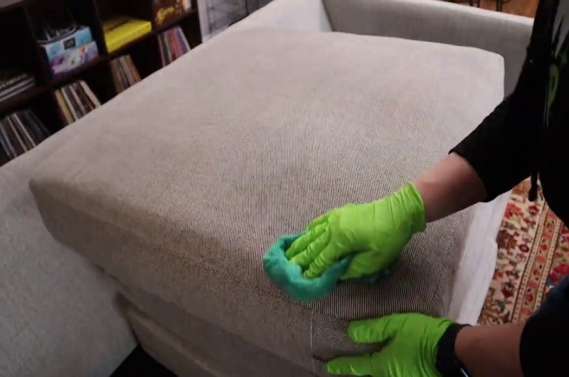 how to clean fabric sofa naturally with stains